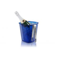 Metrokane  Rabbit Ice Bucket W/Stainless Tongs - Blue