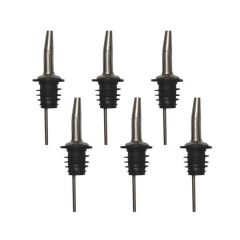 Jiggers  Metal Liquor Speed Pourer (Set of 6 piece)