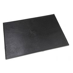 Jiggers  Black Rubber Service Counter Mat