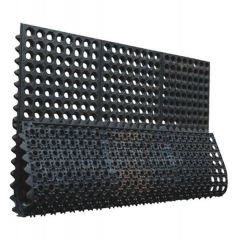 Jiggers  Black Click Mat Interlocking Rubber Floor Mat