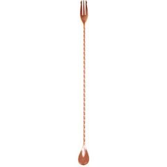 Jiggers Copper Plated Trident Bar Spoon (40cm) (Accessories)