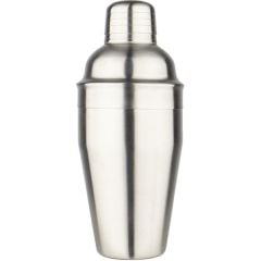 The 4 Barmen  Cobbler Shaker 3 Piece (Brushed Silver) (500 ml)