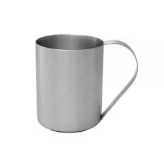 The 4 Barmen  Moscow Mule Cup with Handle (Brushed Silver) (500 ml)