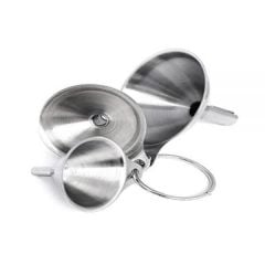 The 4 Barmen  Funnel Set 3 PCS (Small / Medium / Large) (Brushed Silver)