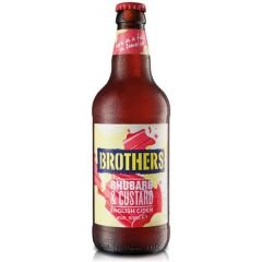 Brothers Cider Rhubarb & Custard 500ml x 12