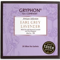 GRYPHON  Eart Grey Lavender Black Tea (20 Sachet in Box)