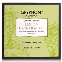 GRYPHON  Lemon Ginger Herbal Tea (20 Sachet in Box)